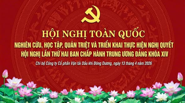 CHI BỘ CÔNG TY CP VẬN TẢI DẦU KHÍ ĐÔNG DƯƠNG NGHIÊM TÚC THAM GIA HỘI NGHỊ TOÀN QUỐC QUÁN TRIỆT VÀ TRIỂN KHAI NGHỊ QUYẾT HỘI NGHỊ TRUNG ƯƠNG 2 KHÓA XIV