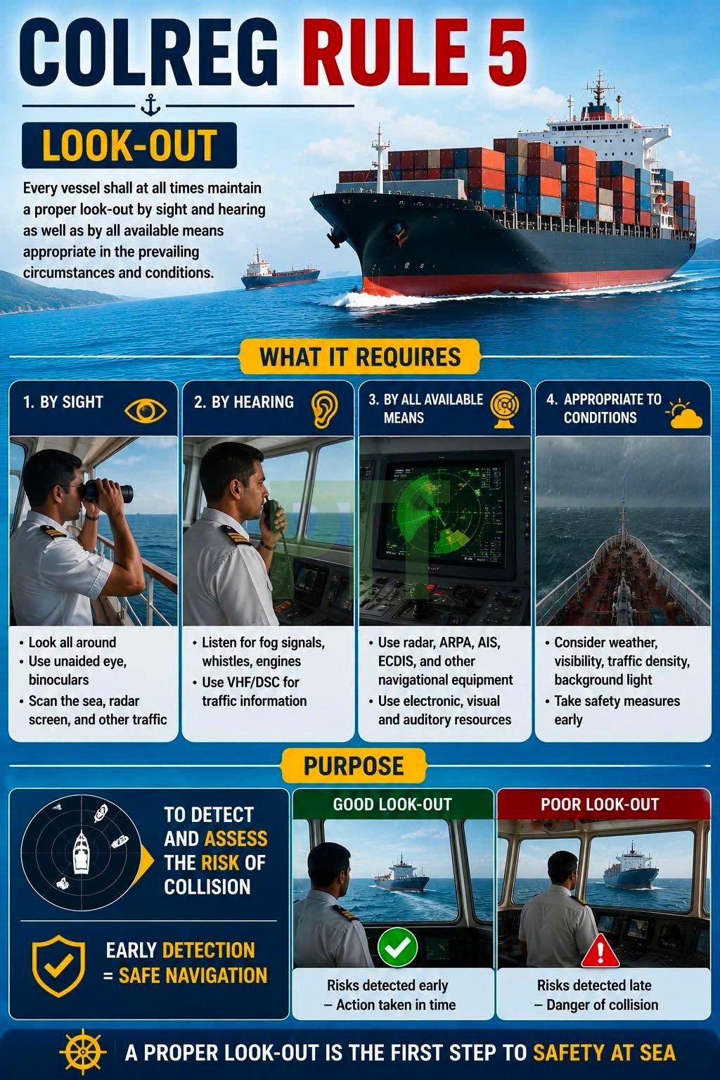 COLREG Rule 5 – A Proper Look-Out Saves Lives at Sea!