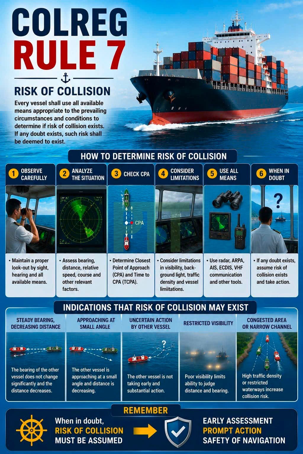 COLREG Rule 7 – Risk of Collision