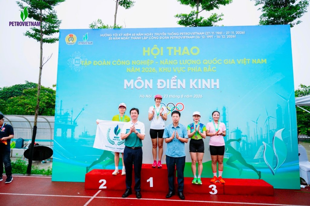 PTT - KHEN THƯỞNG VẬN ĐỘNG VIÊN XUẤT SẮC ĐOẠT HUY CHƯƠNG VÀNG TẠI HỘI THAO PETROVIETNAM NĂM 2026