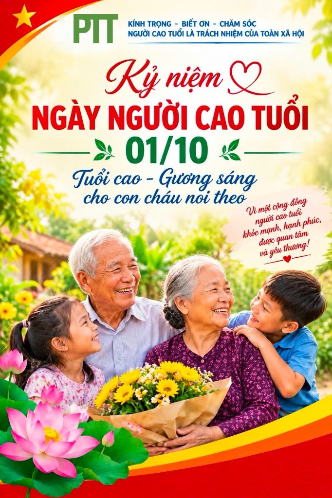 PTT - KỶ NIỆM 35 NĂM NGÀY QUỐC TẾ NGƯỜI CAO TUỔI (01/10/1991 – 01/10/2026)