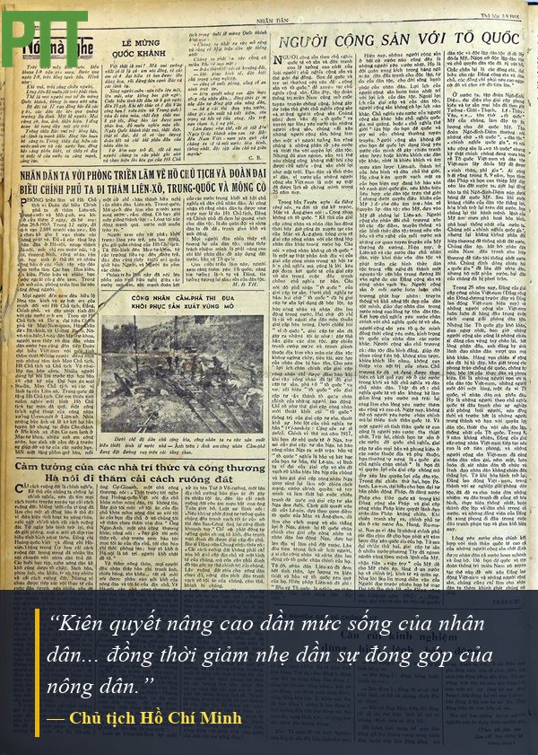 PTT - LỜI BÁC - CHỦ TỊCH HỒ CHÍ MINH DẠY NGÀY NÀY NĂM XƯA 3.9.1955