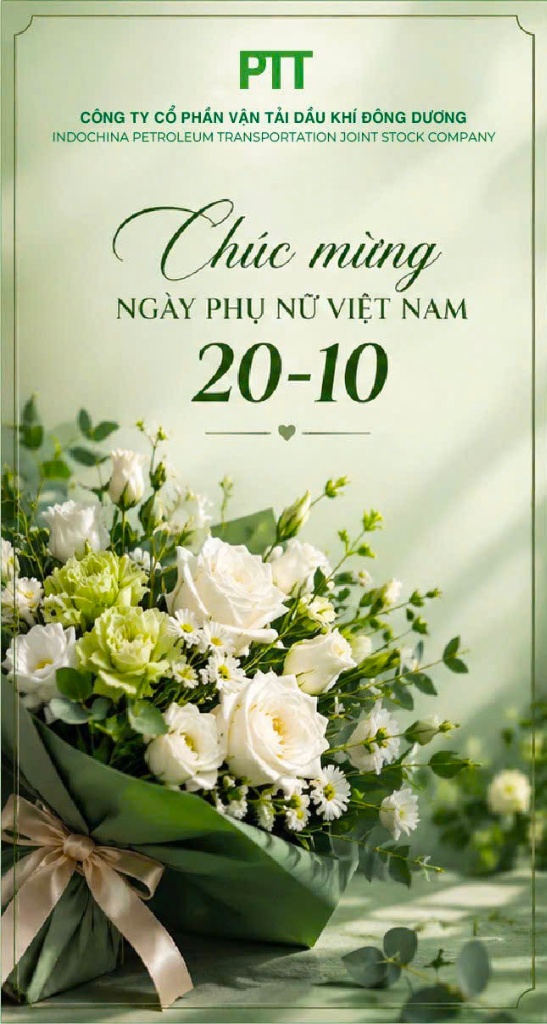 THƯ CHÚC MỪNG NGÀY PHỤ NỮ VIỆT NAM 20/10/2026