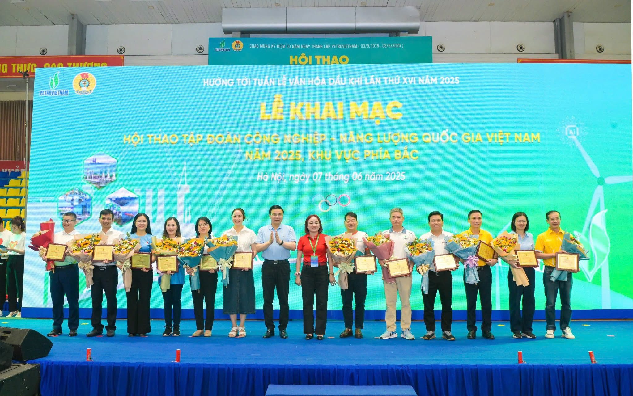 PTT THAM DỰ KHAI MẠC HỘI THAO PETROVIETNAM 2025 – KHU VỰC PHÍA BẮC
