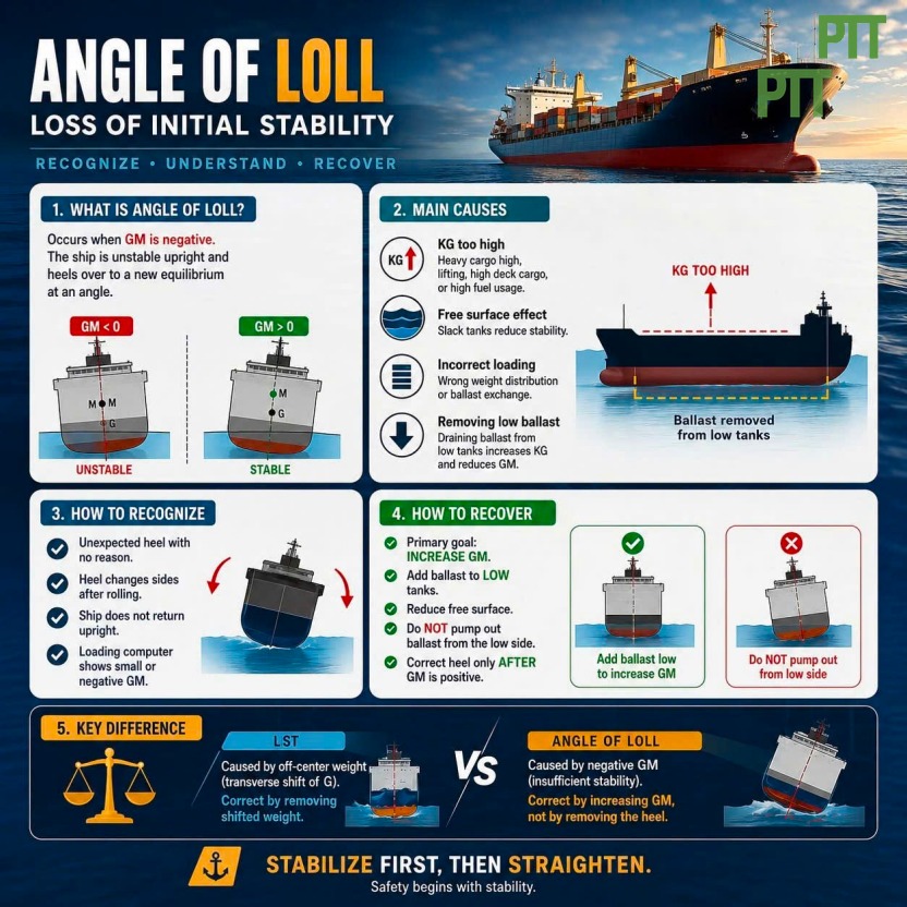 ANGLE OF LOLL: When a Ship Leans for a Reason