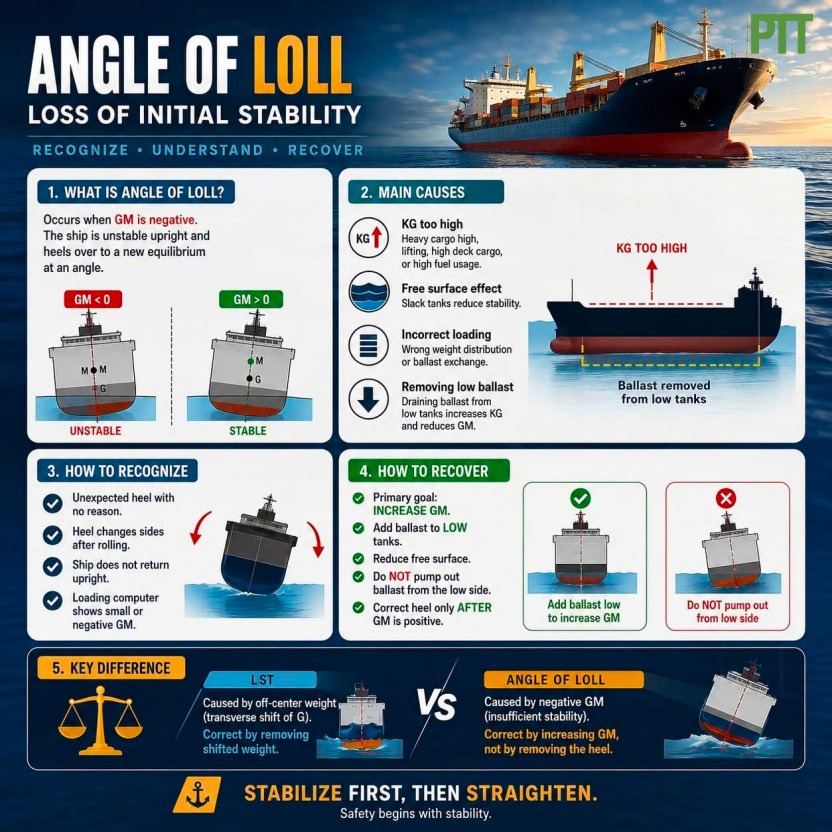 ANGLE OF LOLL: When a Ship Leans for a Reason