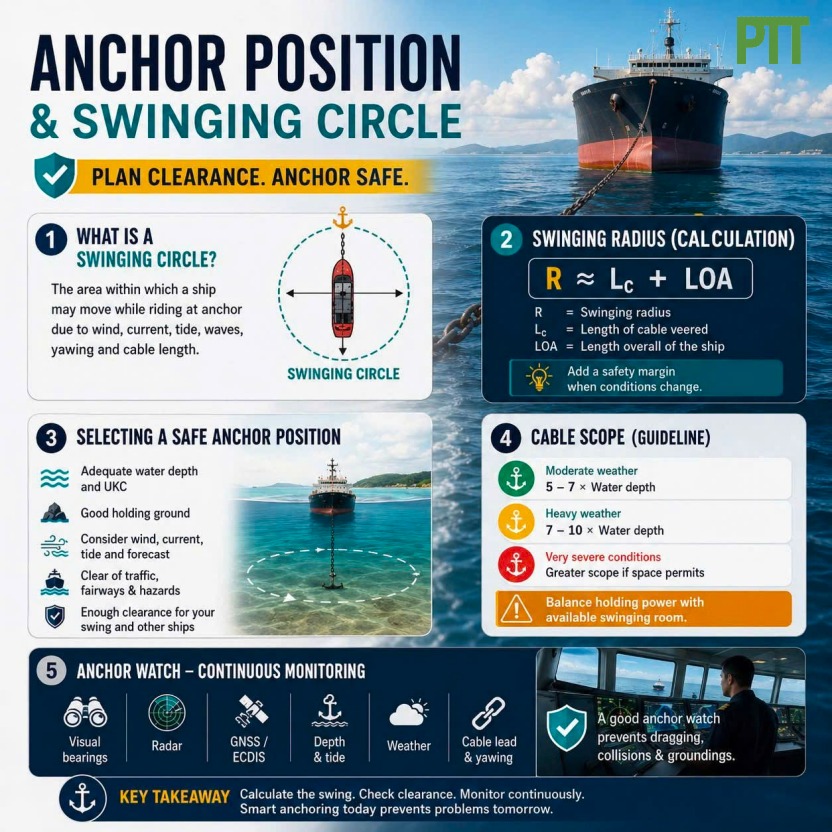 Anchor Position vs. Swinging Circle: Why Every Meter Matters