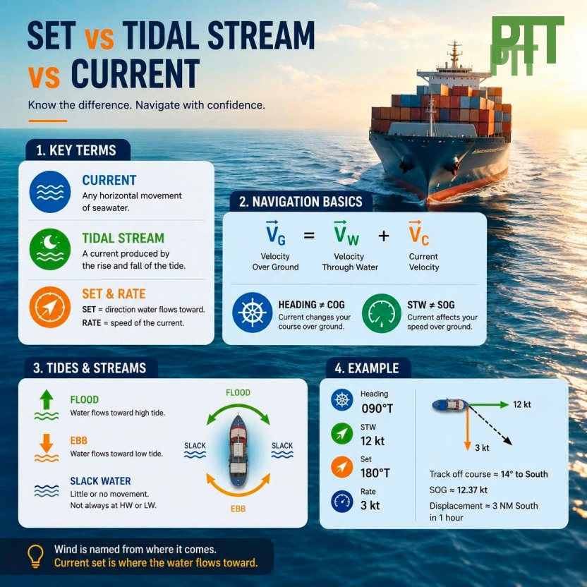 SET vs TIDAL STREAM vs CURRENT - Know the Difference!