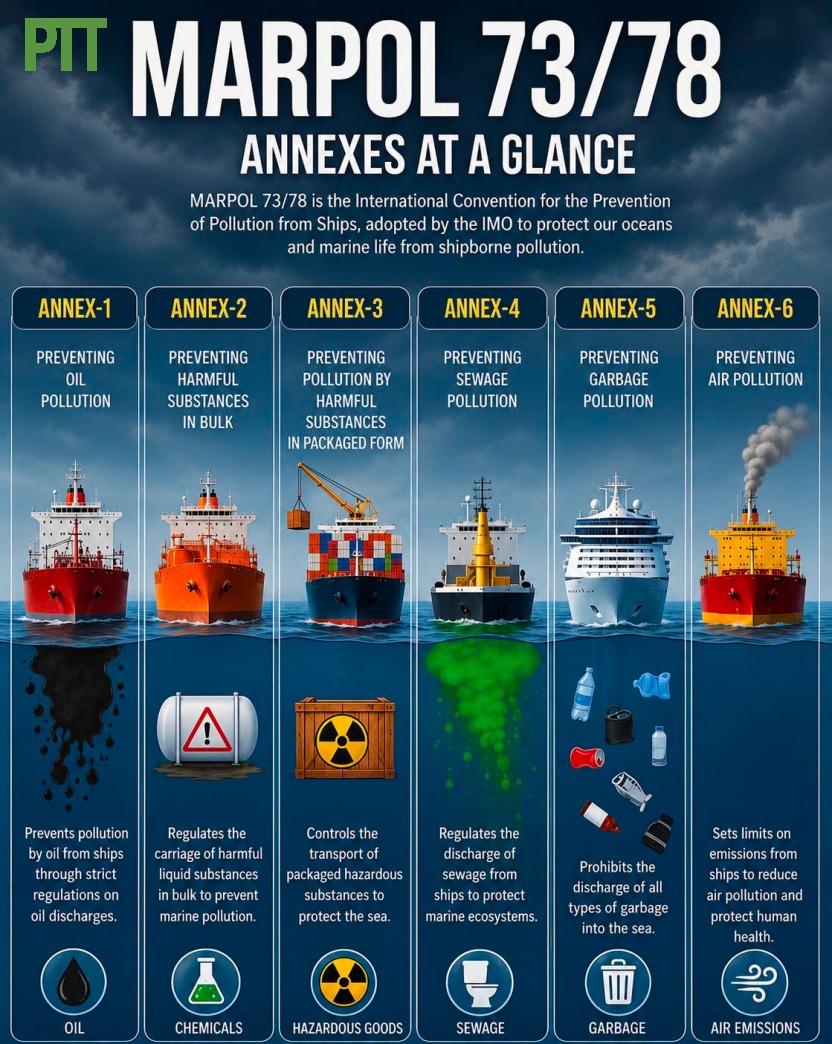 MARPOL 73/78 Annexes at a Glance