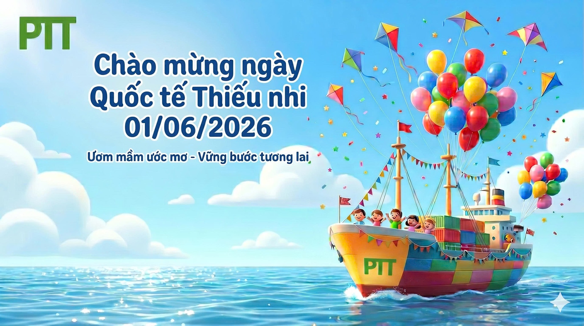 THÔNG ĐIỆP GỬI TỚI CÁC CHÁU THIẾU NIÊN NHI ĐỒNG LÀ CON CỦA TẬP THỂ CBNV CÔNG TY CỔ PHẦN VẬN TẢI DẦU KHÍ ĐÔNG DƯƠNG NHÂN DỊP NGÀY QUỐC TẾ THIẾU NHI 01/6/2026