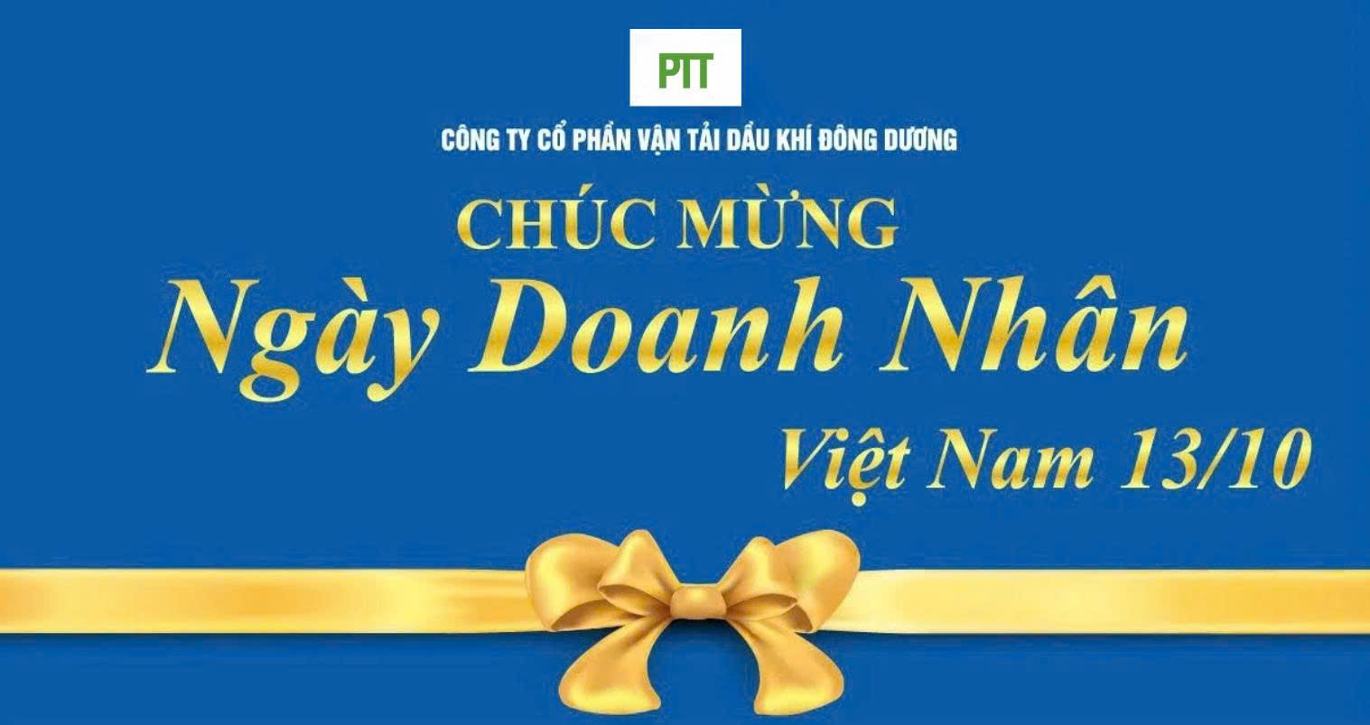 THƯ CHÚC MỪNG NGÀY DOANH NHÂN VIỆT NAM (13/10) CỦA BÍ THƯ CHI BỘ/GIÁM ĐỐC CÔNG TY
