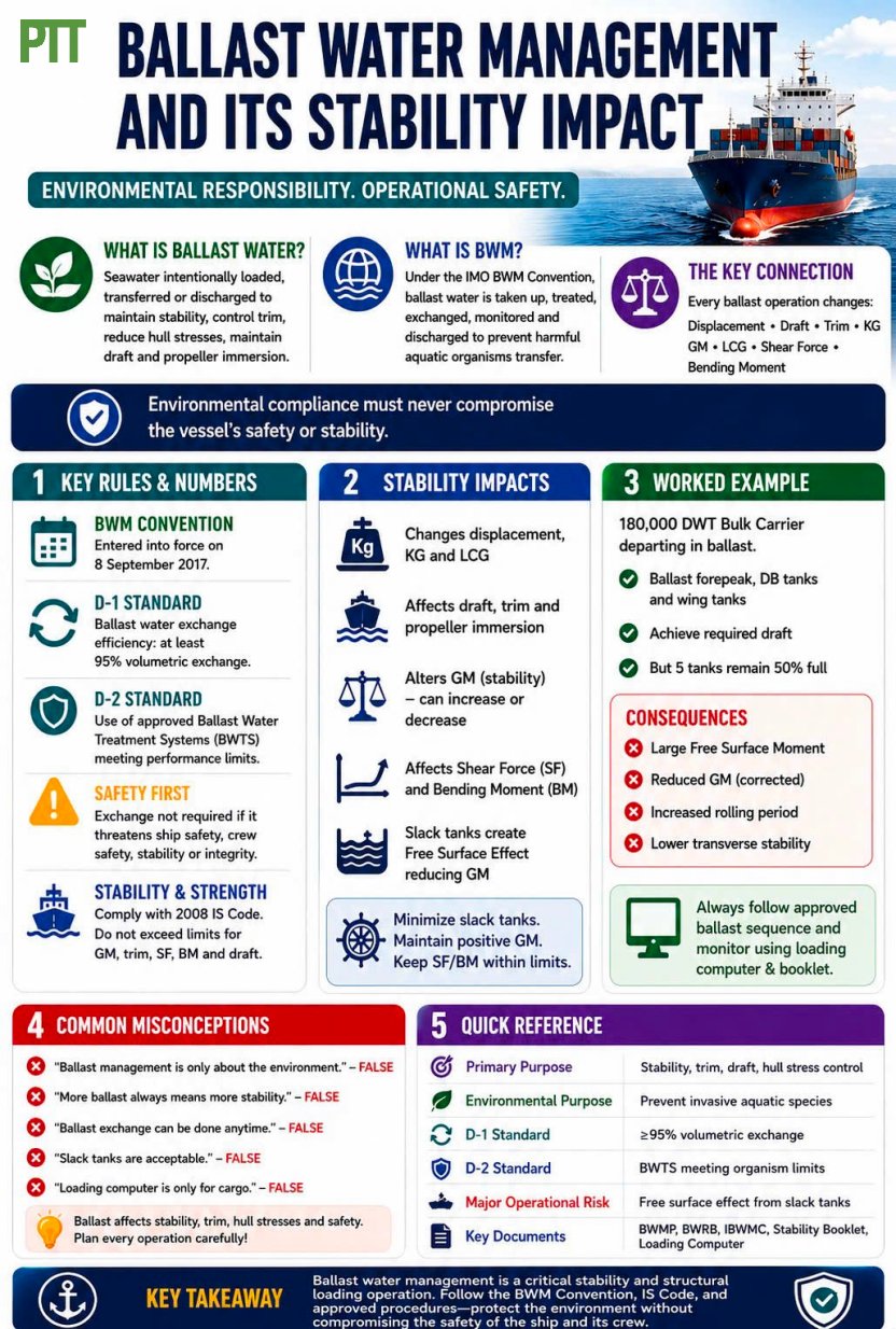 Ballast Water Management & Ship Stability
