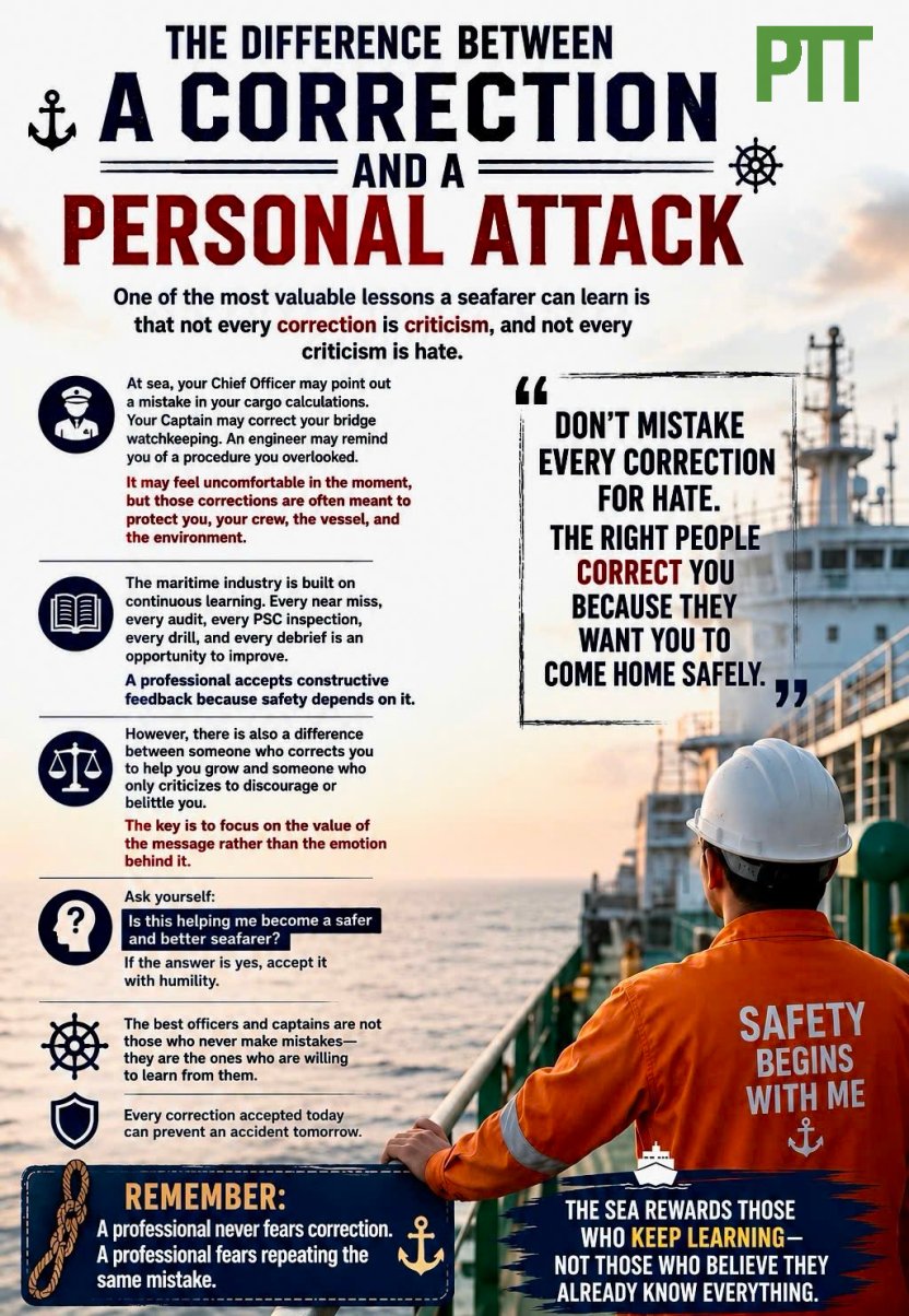 Communication at Sea: Correction vs Personal Attack