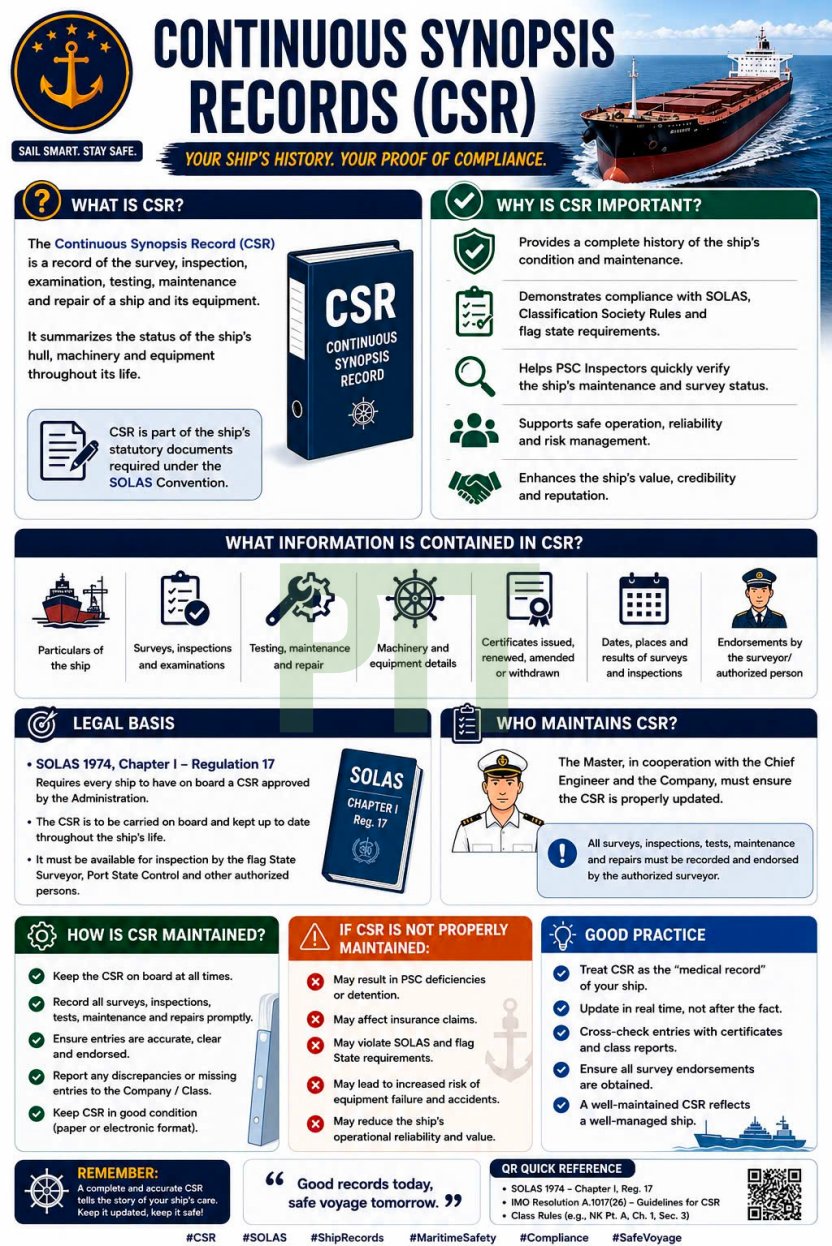 Continuous Synopsis Record (CSR)