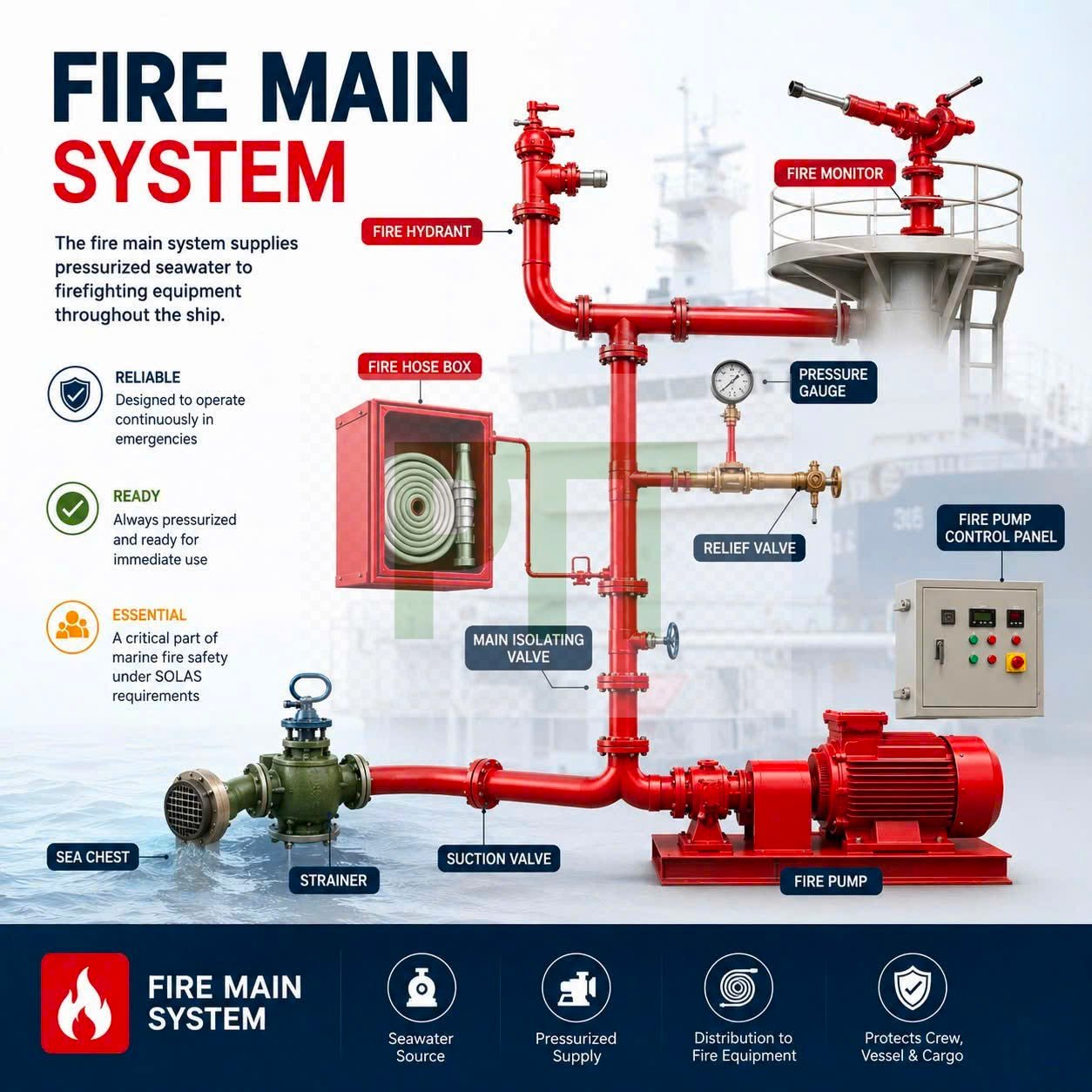 Fire Main System: The Ship's First Line of Defense Against Fire