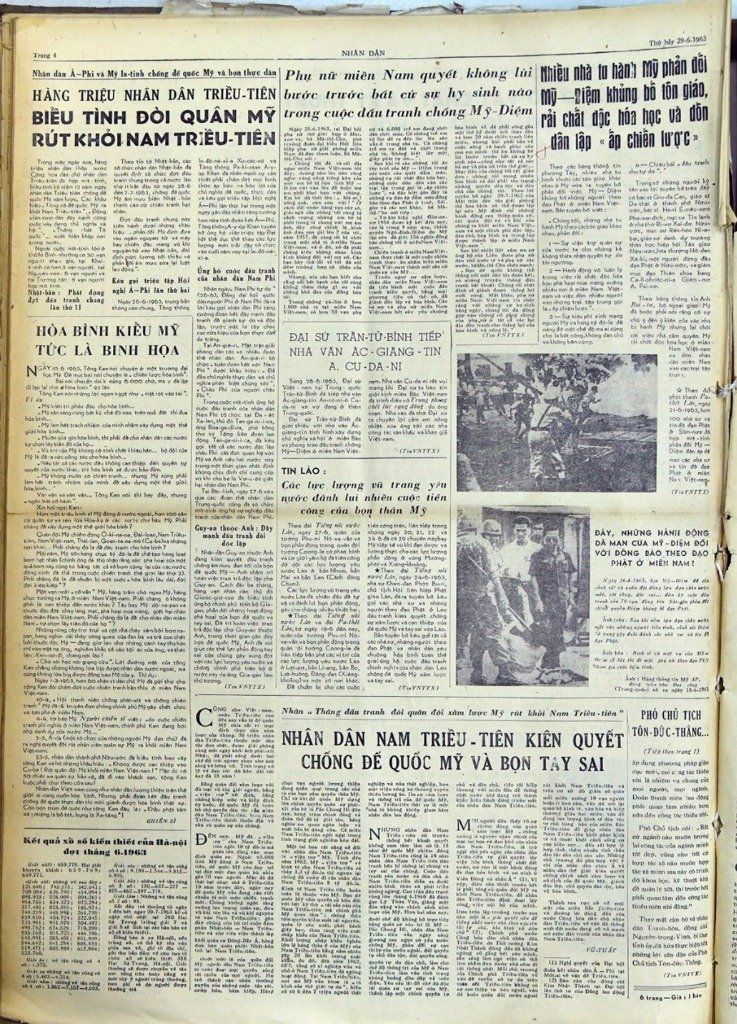 LỜI BÁC - CHỦ TỊCH HỒ CHÍ MINH DẠY NGÀY NÀY NĂM XƯA 29/6/1963