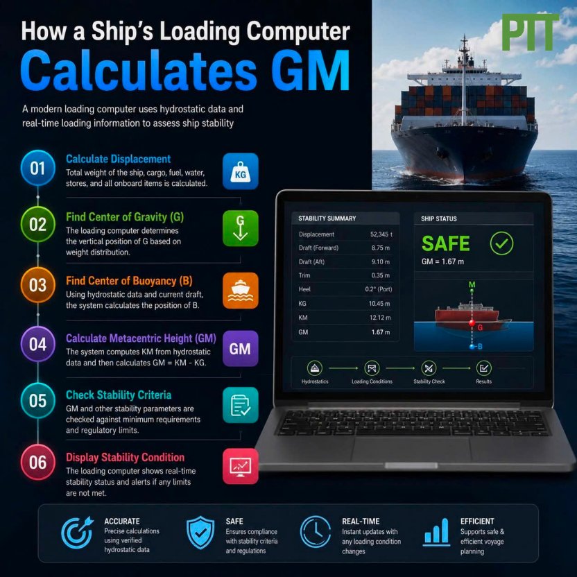 Ship Loading Computer: How GM & Stability are Calculated