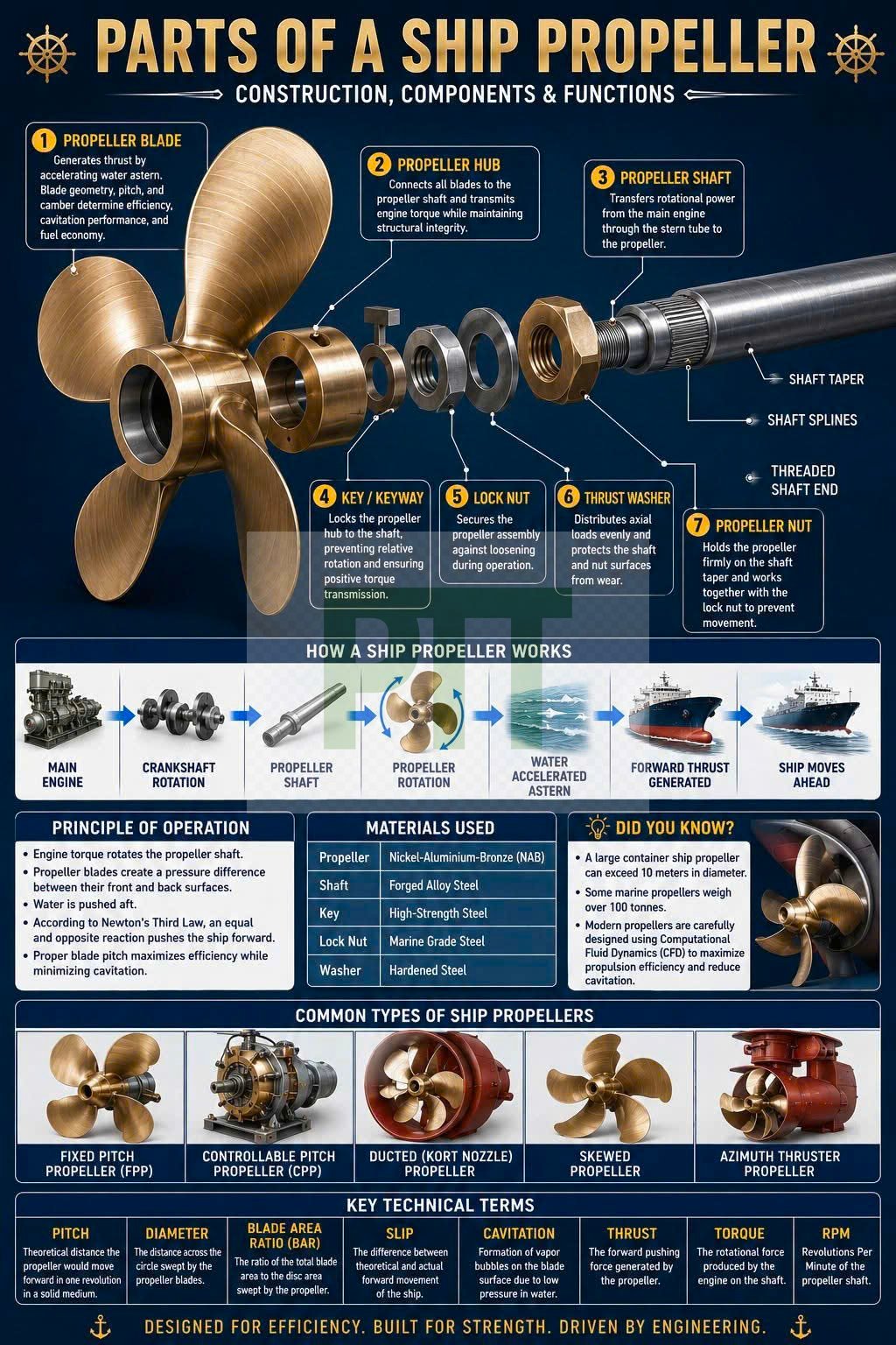 Ship Propellers: The Driving Force Behind Every Voyage