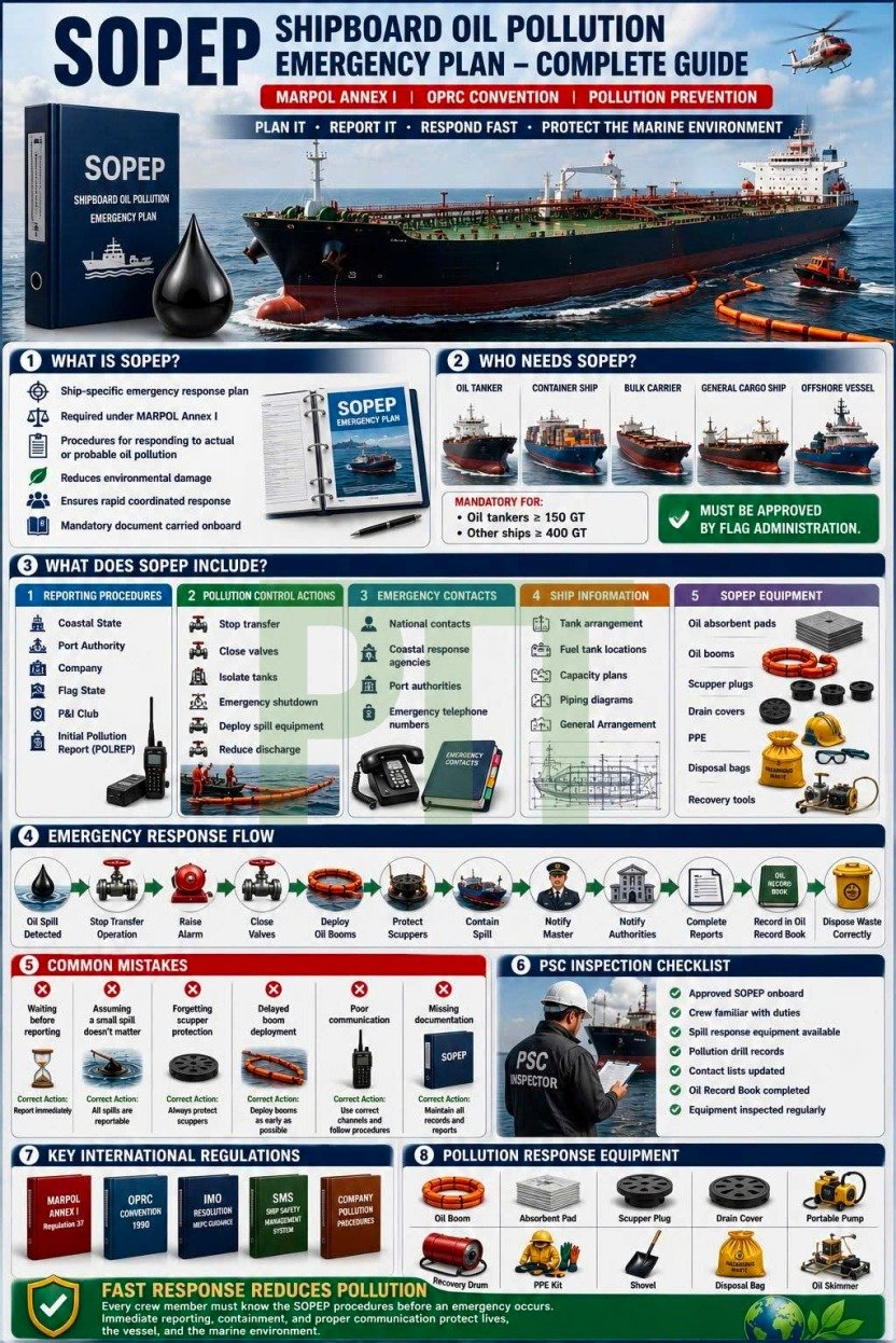 SOPEP: Your First Line of Defense Against Oil Pollution at Sea