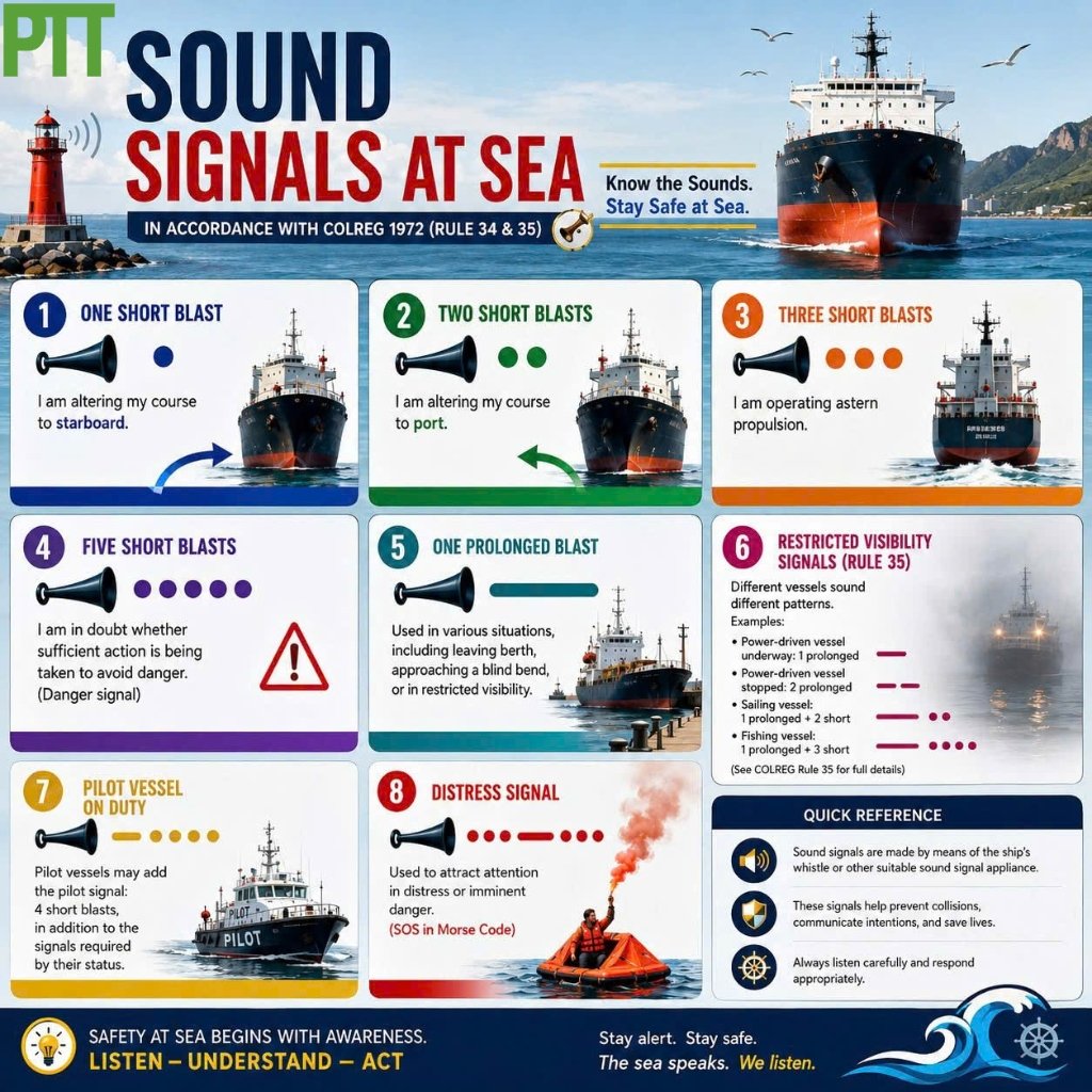 SOUND SIGNALS AT SEA: THE INTERNATIONAL LANGUAGE OF NAVIGATION